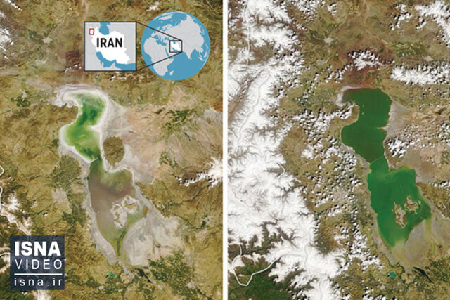 تصاویر تکان دهنده از حال ناخوش دریاچه ارومیه | 95 درصد دریاچه خشک شد 3