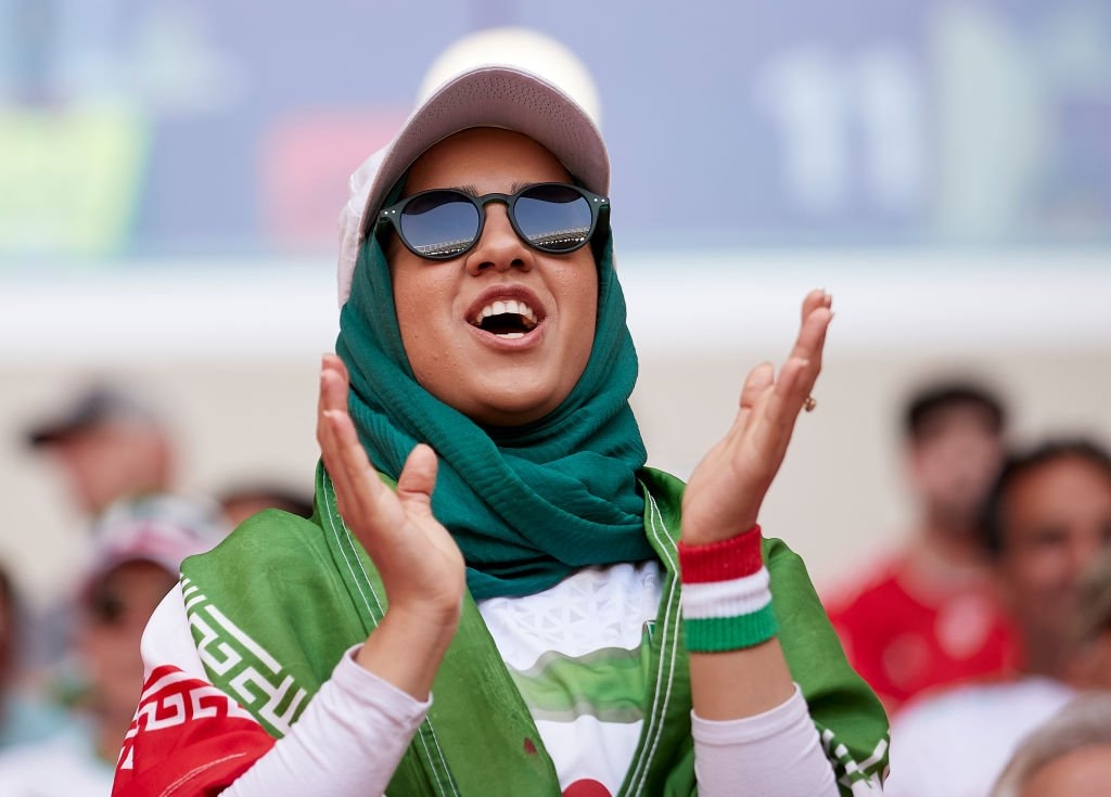 هواداران ایرانی حاضر در استادیوم الریان