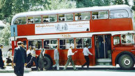 اتوبوس‌های دوطبقه نوستالژی در تهران! +عکس