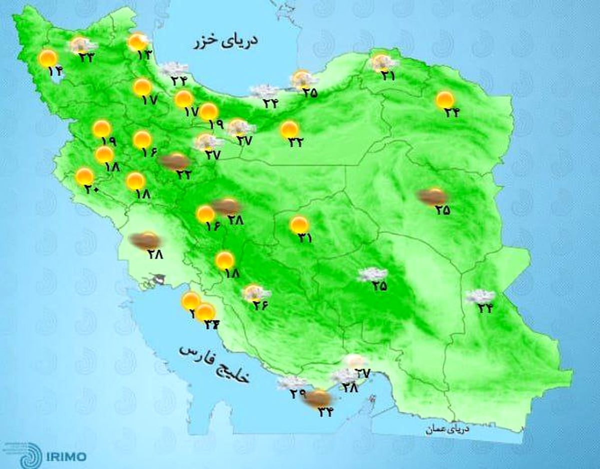 توفان در کمین بیش از 10 استان؛ تهران ابری می‌شود