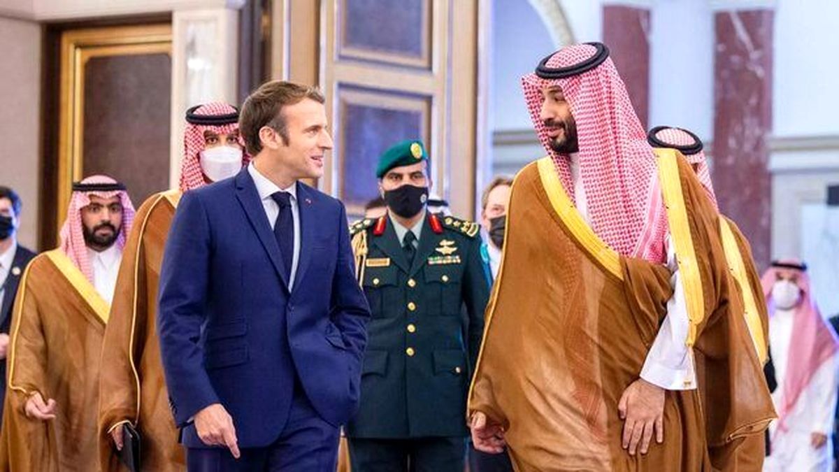 بنسلمان و مکرون دیدار کردند